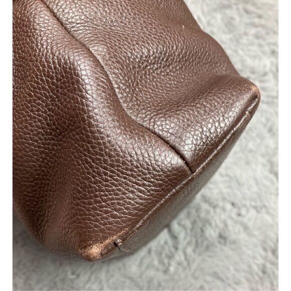 Coach chocolate brown Penelope pebbled leather shoulder bag - Picture 10 of 11